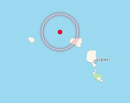 Terremoti: scossa <br /> al largo delle isole Eolie